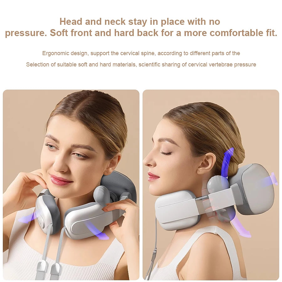 2025 Upgraded Wireless Neck and Shoulder Massager, Can Be Used for Waist, Arms and Legs