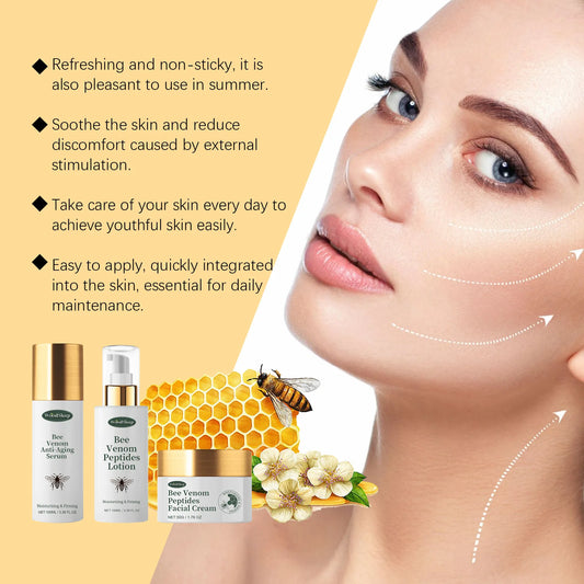 Bee Venom Anti Wrinkle Facial Care Set Moisturizing