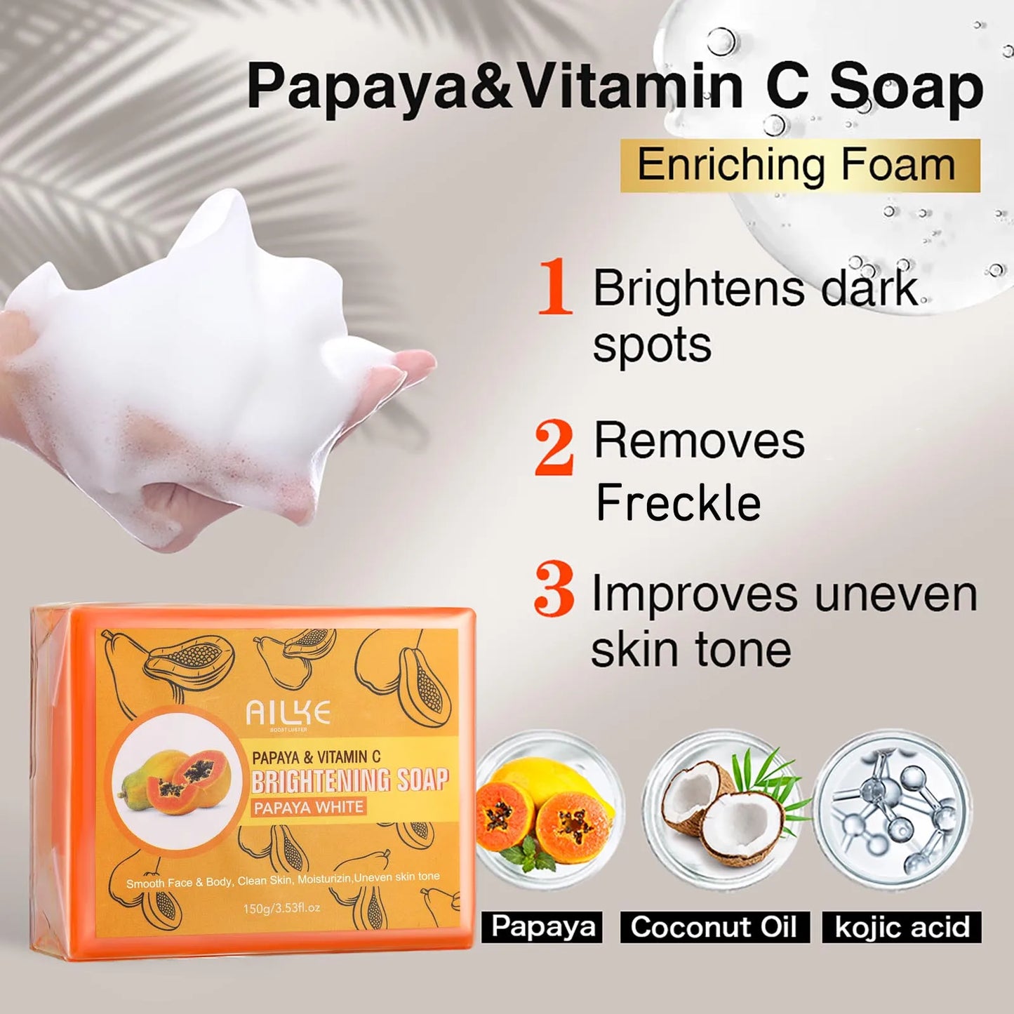 Whitening Handmade Soap-Organic Papaya Soap For Black Spots