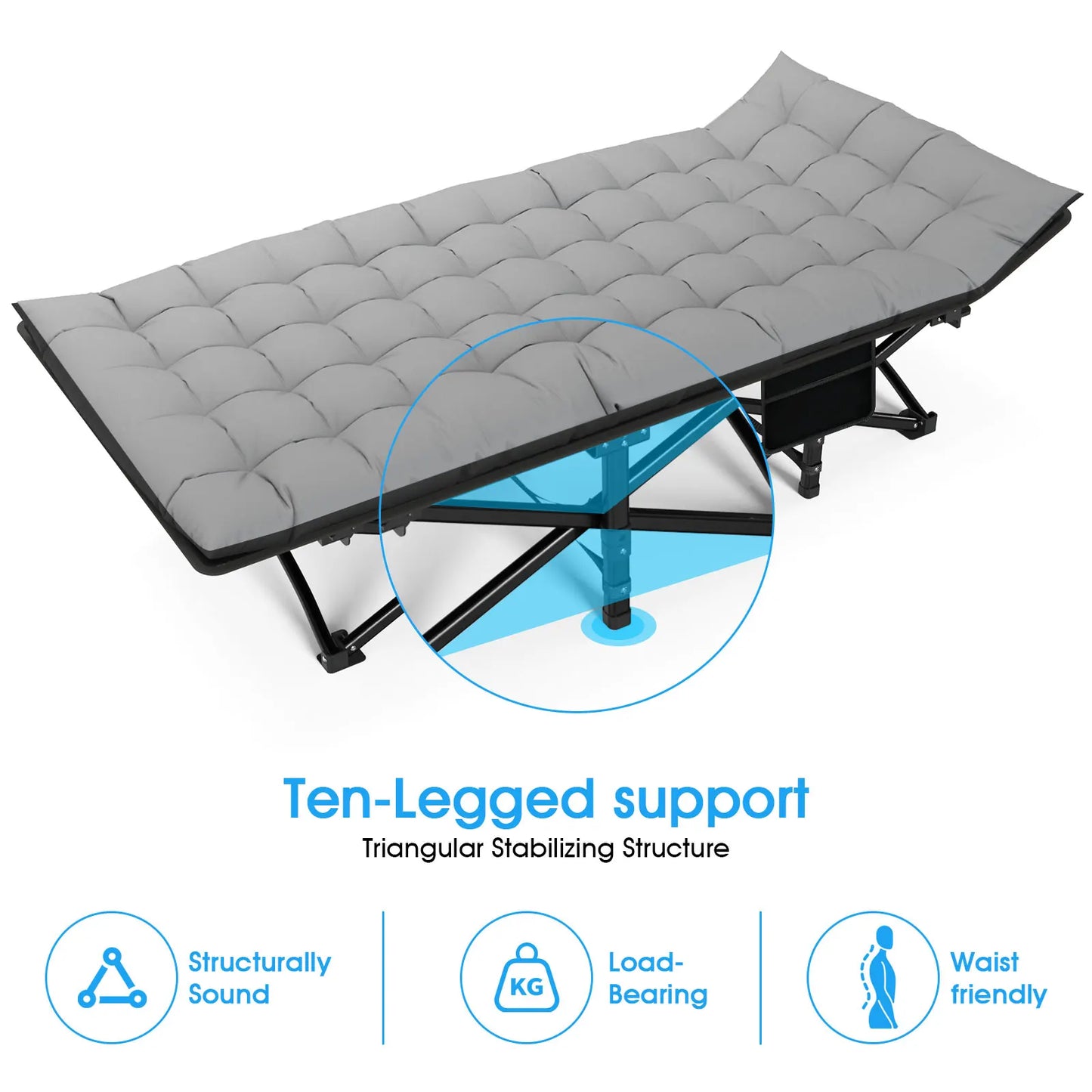 Heavy Duty Outdoor Camping Bed