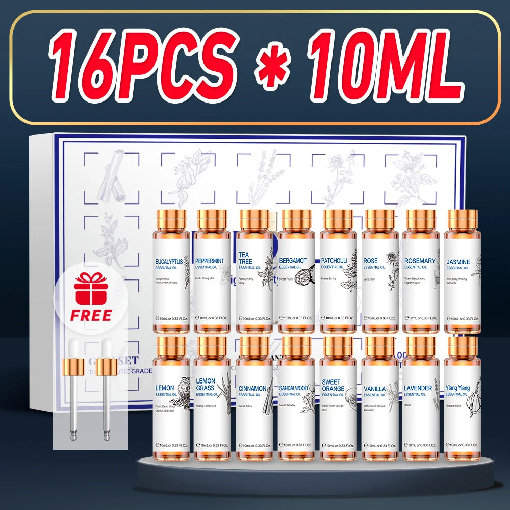 16 PCS 10ML Essential Oils Set