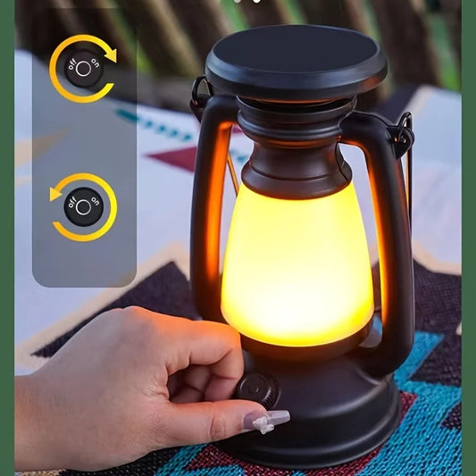 Solar Rechargeable Outdoor Tent Lantern