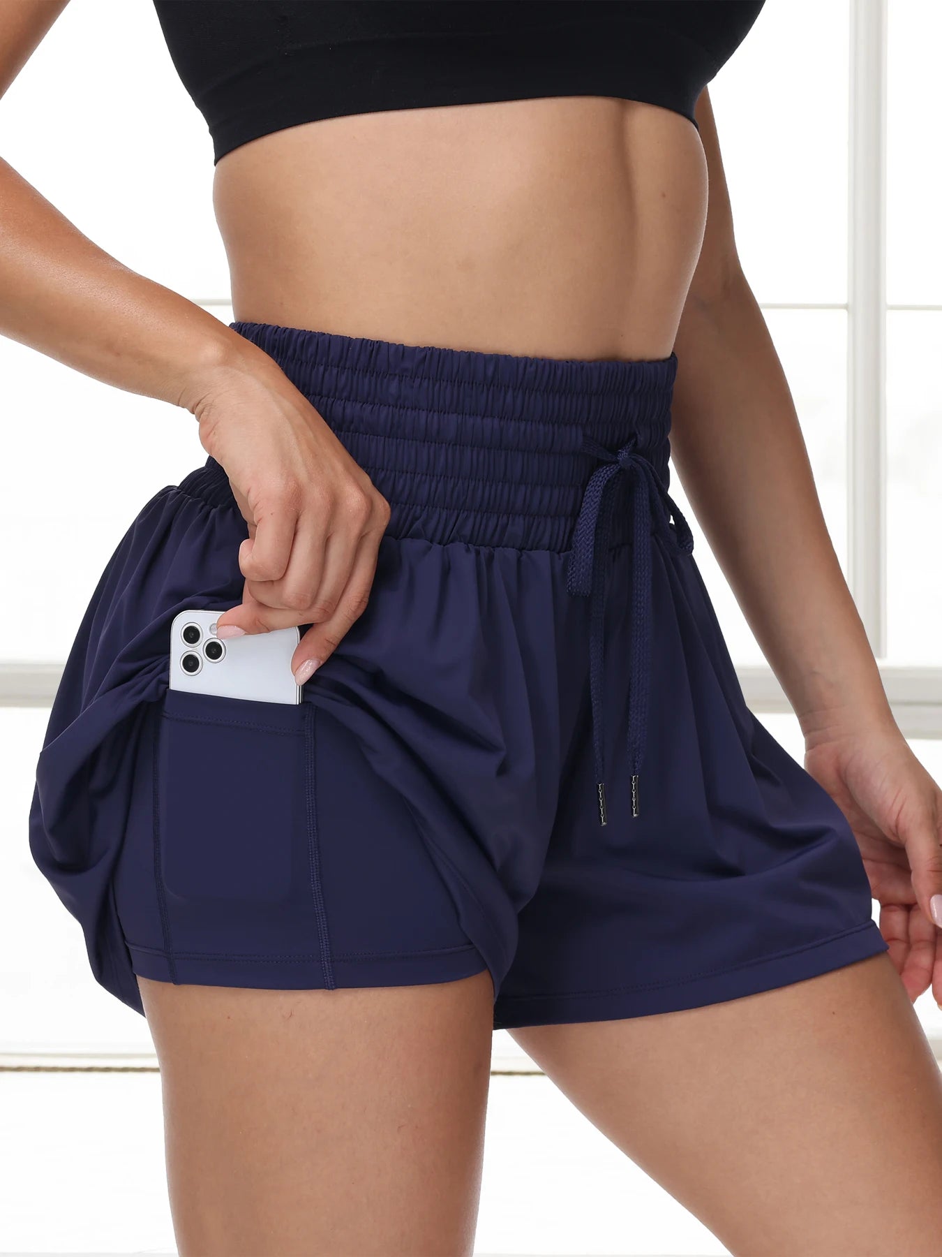 2 in 1 Athletic Skort-Pocket