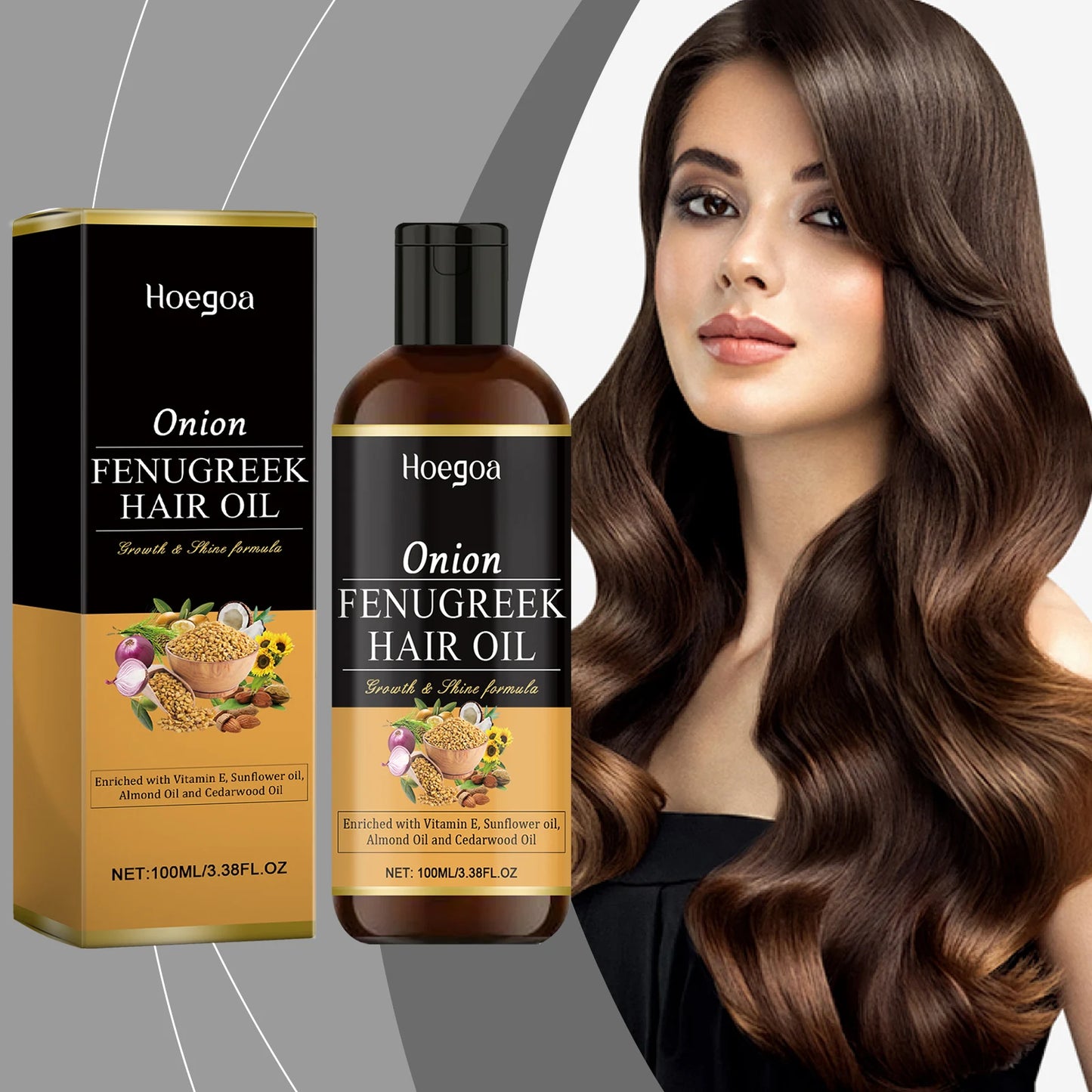 Red Onion Essential Oil Spray for Strong Firm And Moisturized Hair