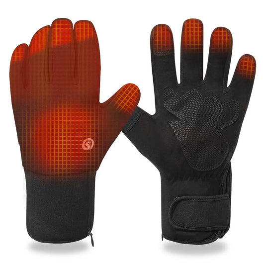 SAVIOR HEAT Heated Skiing Gloves For Men/Women With Rechargeable Battery