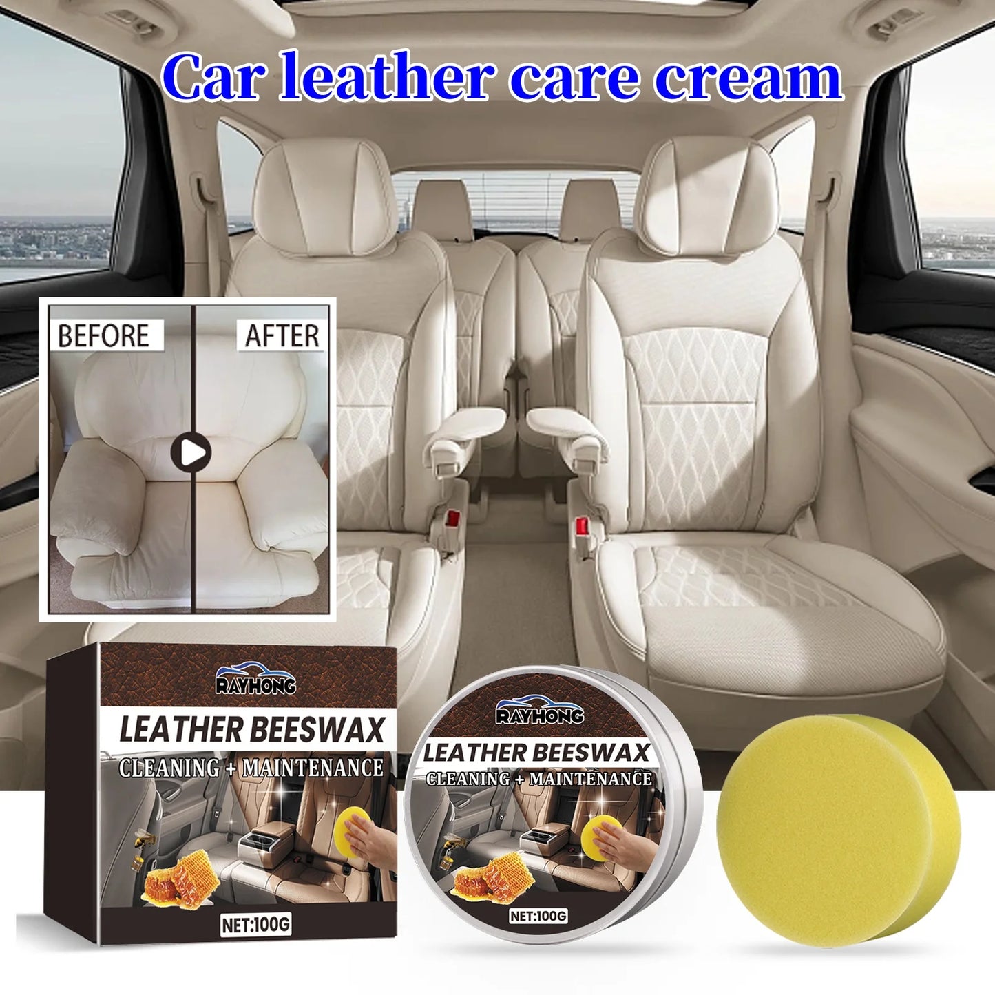 100g Beeswax Leather Conditioner