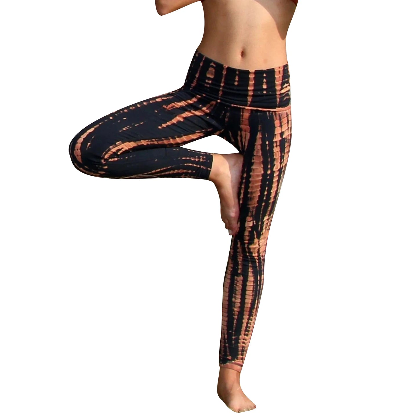 Yoga Leggings with Side Pockets Tummy Contro