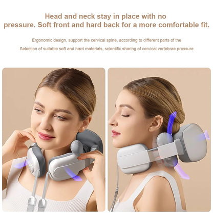 2025 Upgraded Wireless Neck and Shoulder Massager, Can Be Used for Waist, Arms and Legs