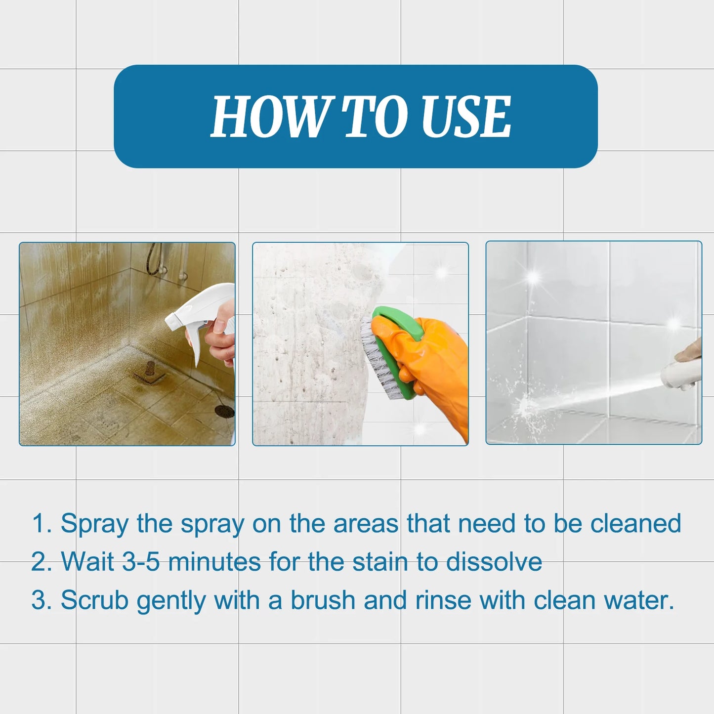 Marble Ceramic Tile Strong Stain Cleaner