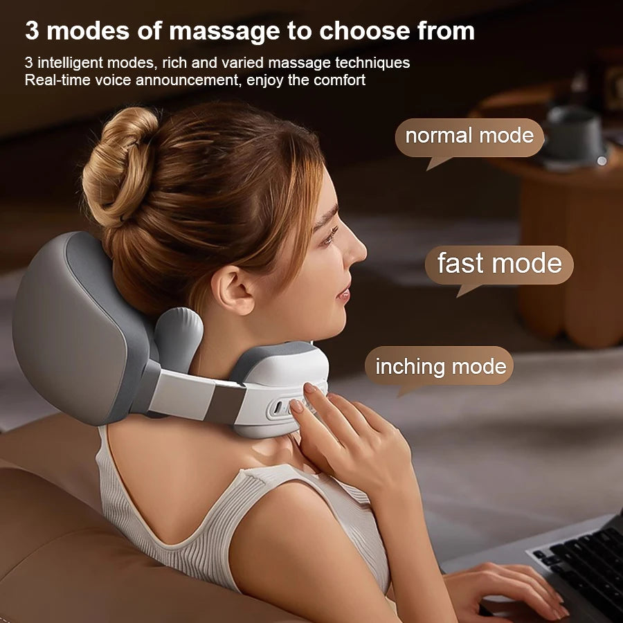 2025 Upgraded Wireless Neck and Shoulder Massager, Can Be Used for Waist, Arms and Legs