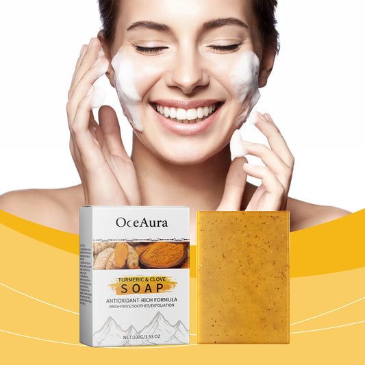 Turmeric Clove Soap Moisturizing Fade Dark Spots