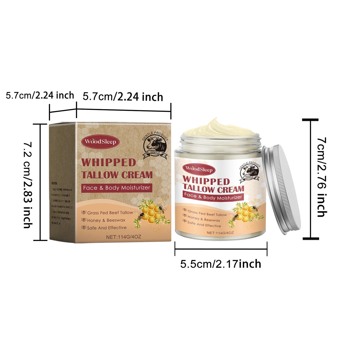 Beef Tallow Face Moisturizing Cream
