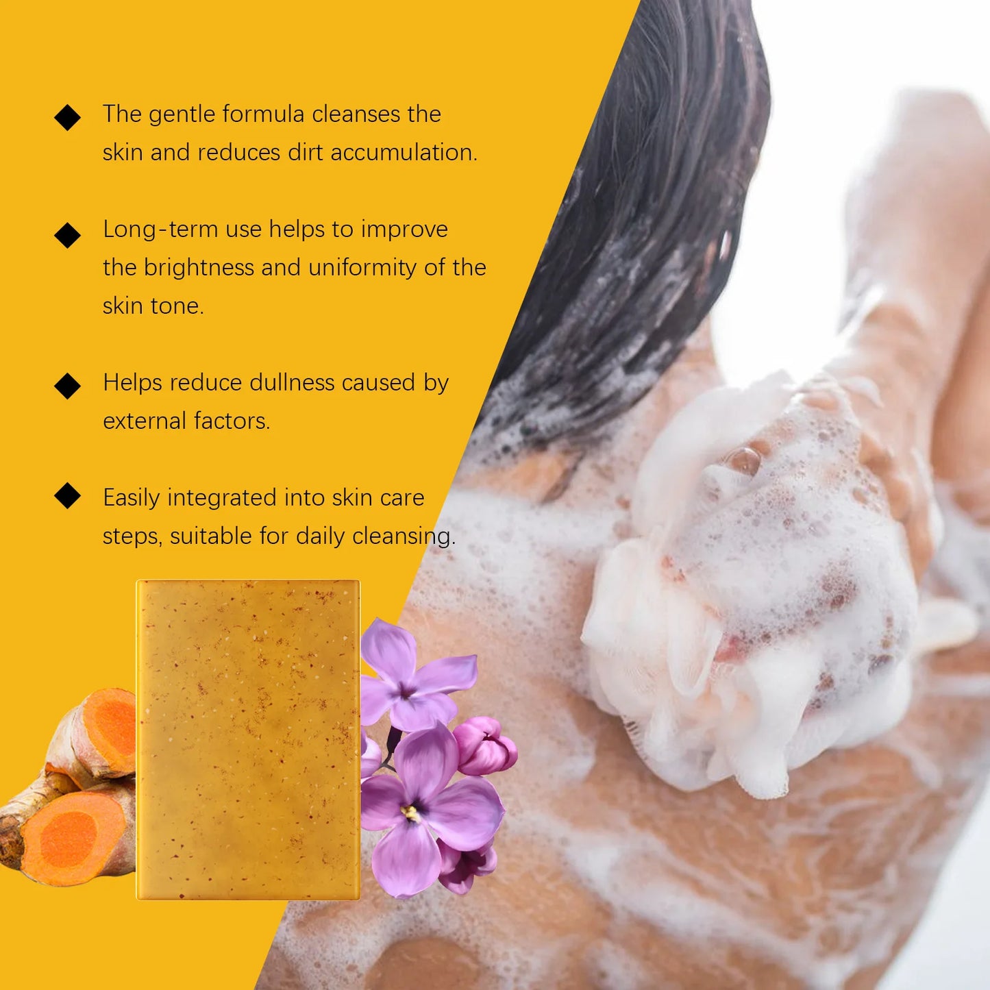Turmeric Clove Soap Moisturizing Fade Dark Spots