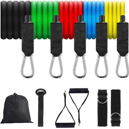 Latex resistance bands 11PCs