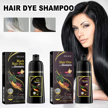 3-in-1 Hair Shampoo Natural Herbal Hair Dye