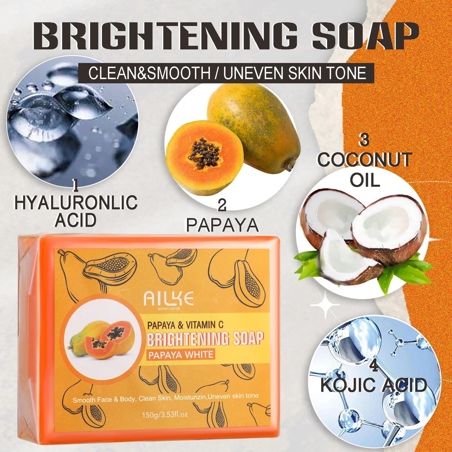 Whitening Handmade Soap-Organic Papaya Soap For Black Spots