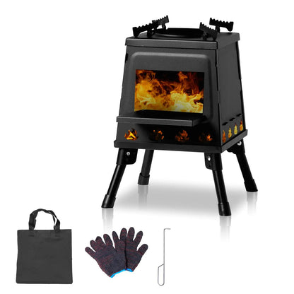 Compact Wood Camping Stove - Lightweight & Portable