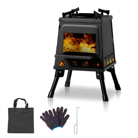 Compact Wood Camping Stove - Lightweight & Portable