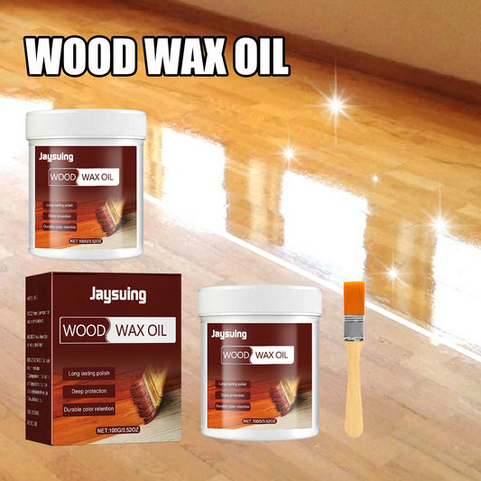 Wood floor wax oil