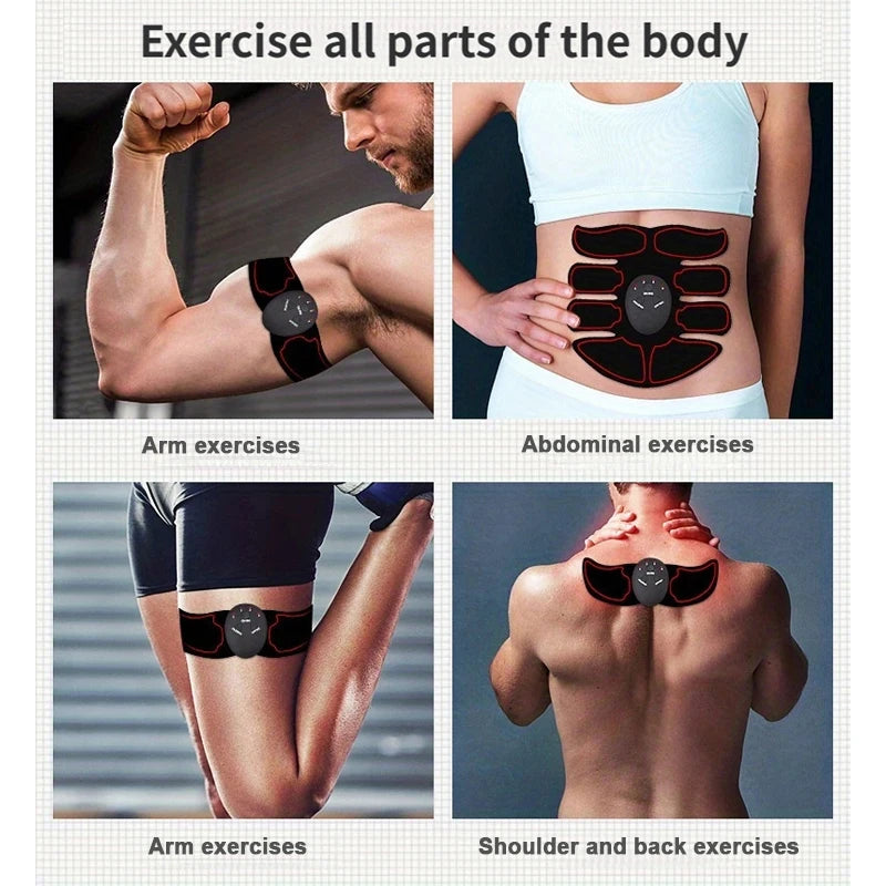 Abdominal Muscle Stimulator, USB Rechargeable