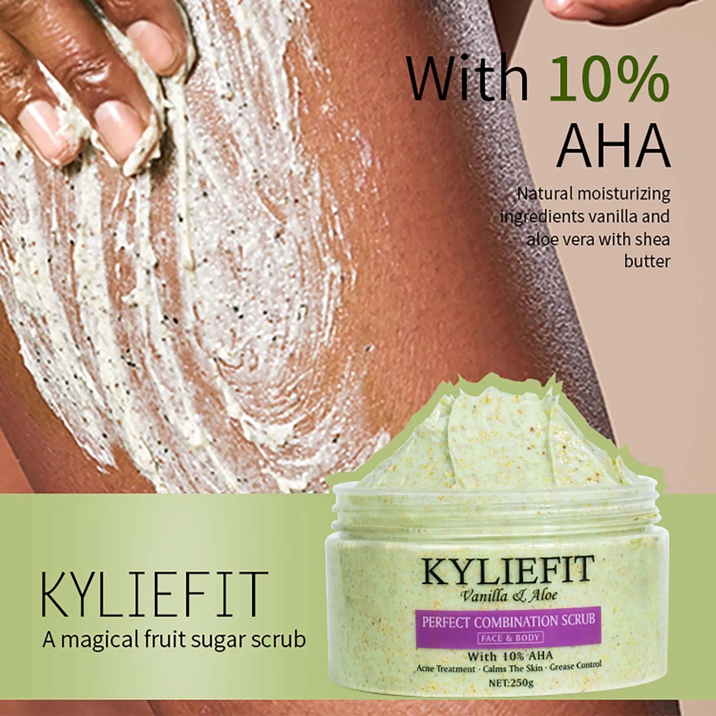 Organic Scrub Set-Reduce Spots, Moisturizing