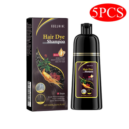 3-in-1 Hair Shampoo Natural Herbal Hair Dye