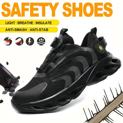 lightweight and comfortable anti-smashing and anti-puncture safety shoes