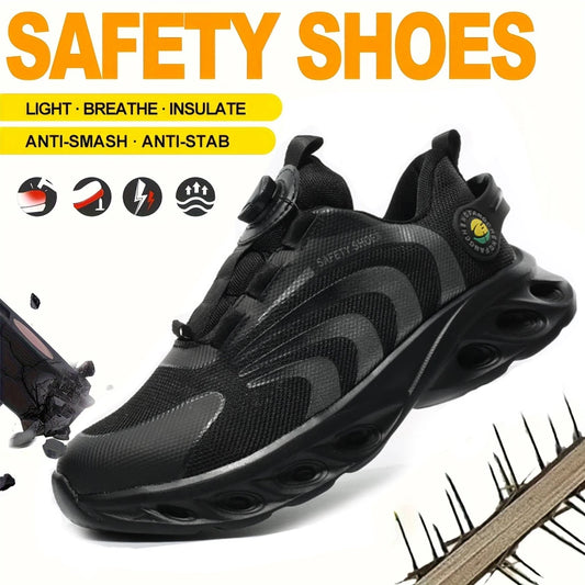 lightweight and comfortable anti-smashing and anti-puncture safety shoes