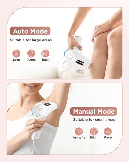 3-in-1 Laser Epilator Painless Hair Removal