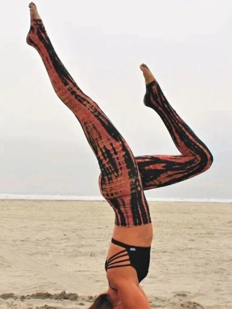 Yoga Leggings with Side Pockets Tummy Contro
