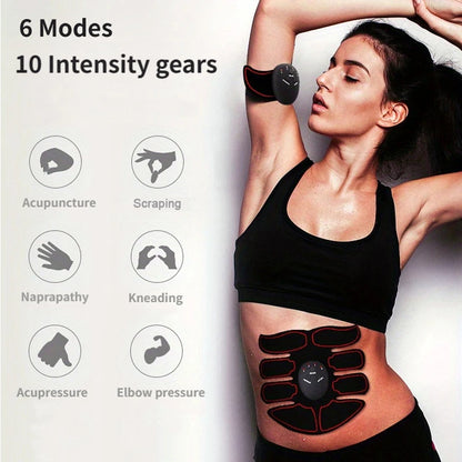 Abdominal Muscle Stimulator, USB Rechargeable