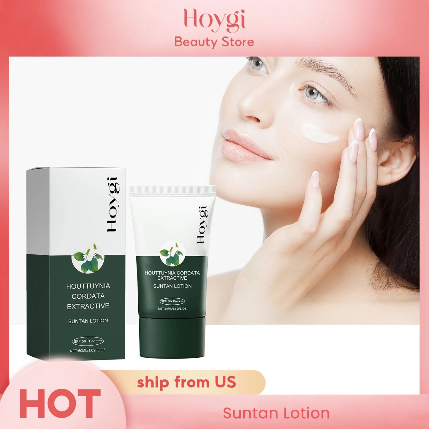 Refreshing & Breathable Houttuynia Cordata All Day Sunscreen