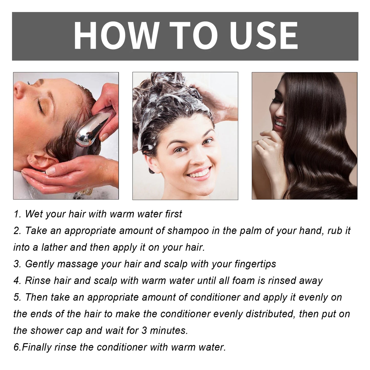 Biotin Rosemary Shampoo Care Set Paraben Free