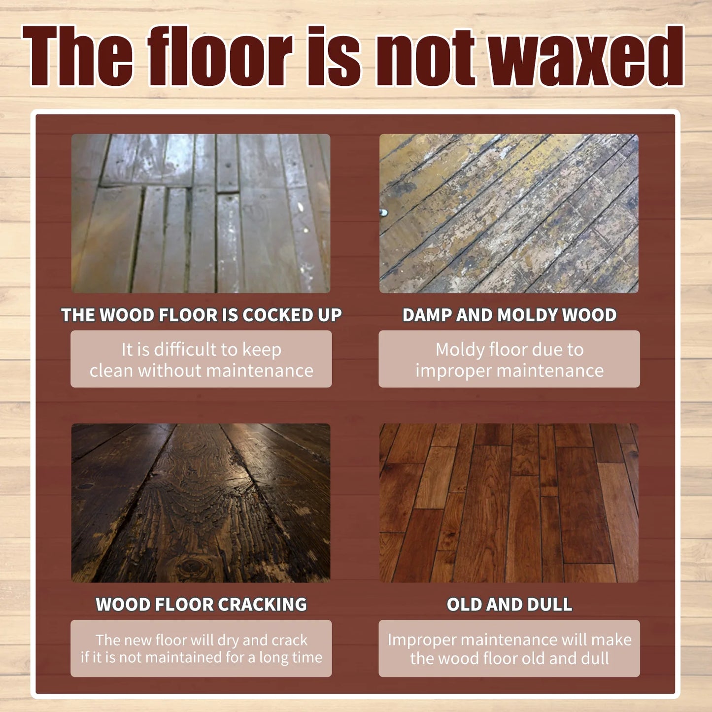 Wood floor wax oil