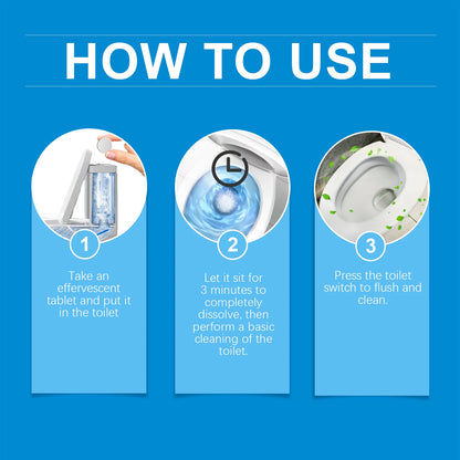12pcs Automatic Toilet Cleaning tablets
