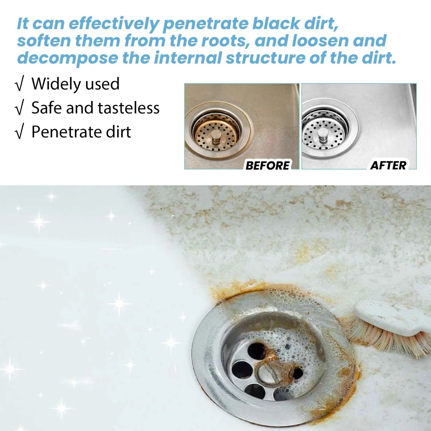 Multi-functional cleaning paste