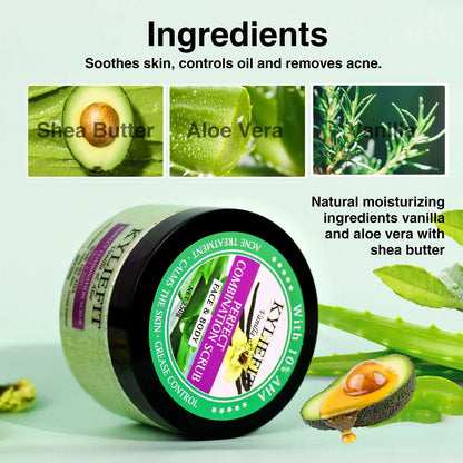 Organic Scrub Set-Reduce Spots, Moisturizing