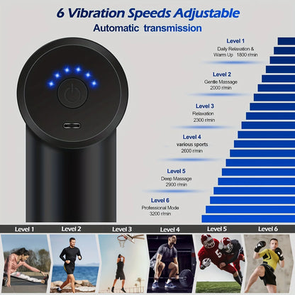 Deep Tissue Massager 10 Speed 4 Heads