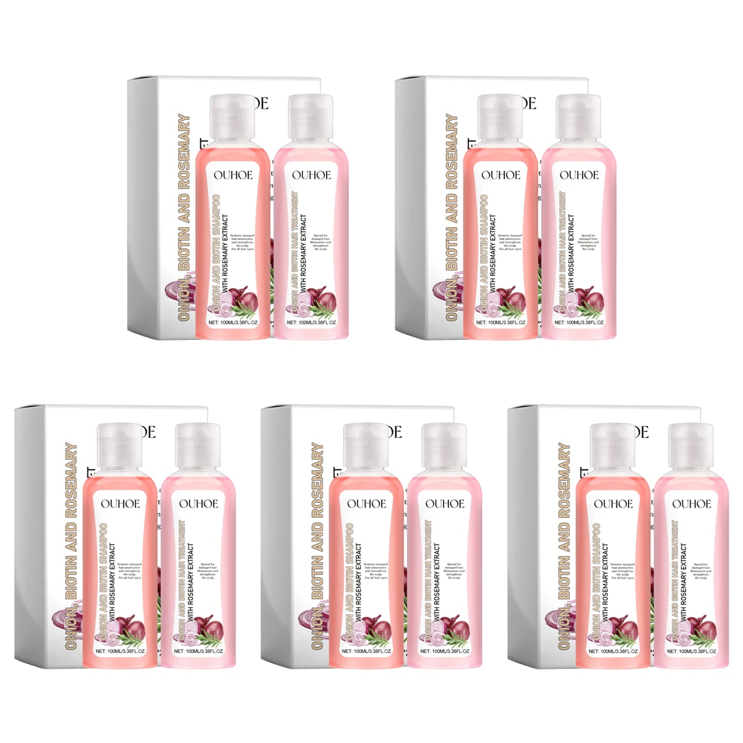 Biotin Rosemary Shampoo Care Set Paraben Free