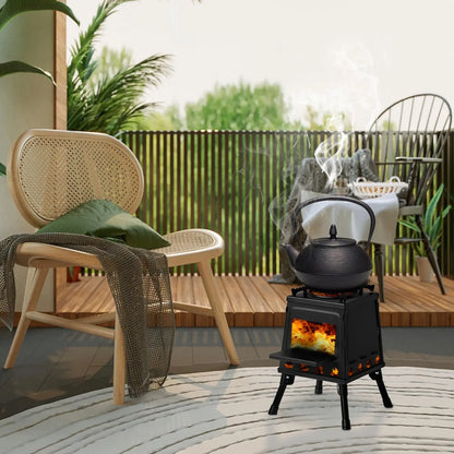 Compact Wood Camping Stove - Lightweight & Portable