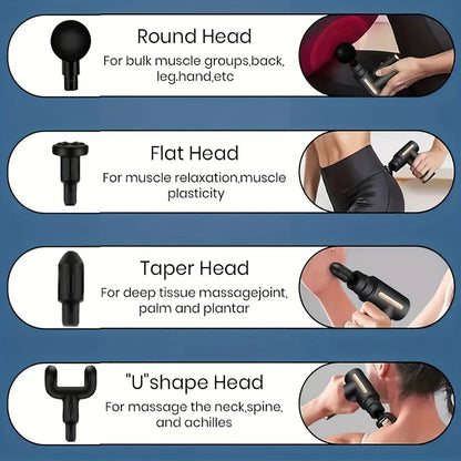 Deep Tissue Massager 10 Speed 4 Heads