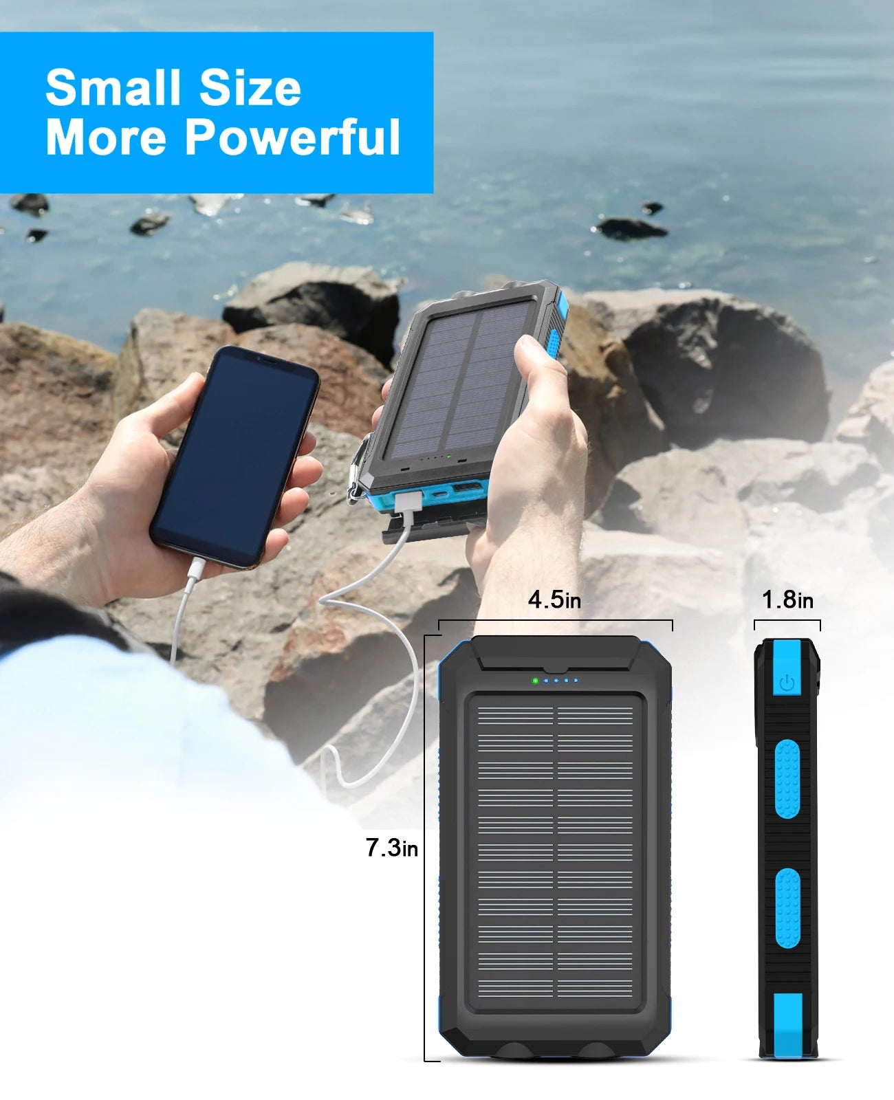Waterproof  Solar Mobile Phone Charger