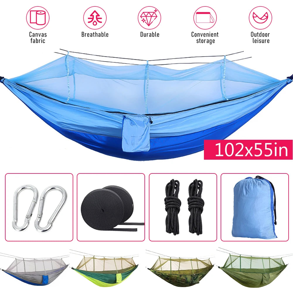 Camping Hammock with Mosquito Net