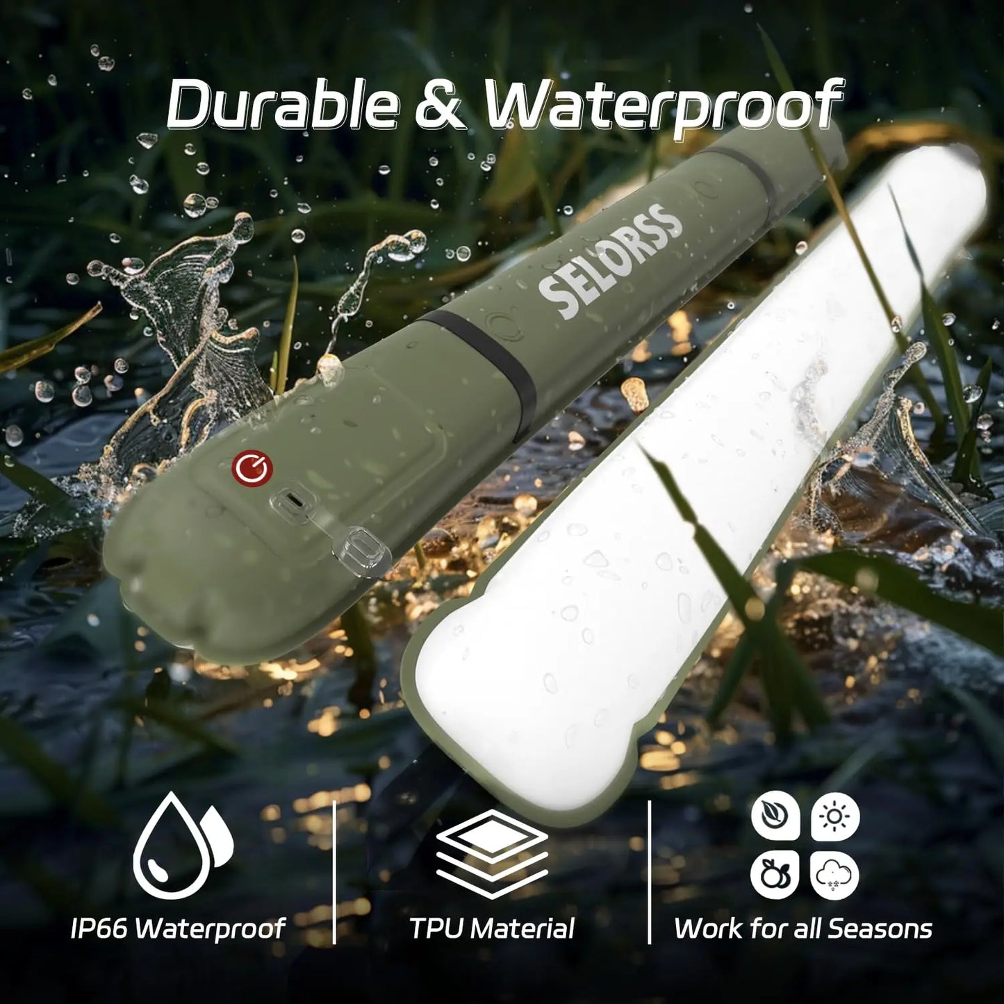 Rechargeable Portable Camping Tent Lamp