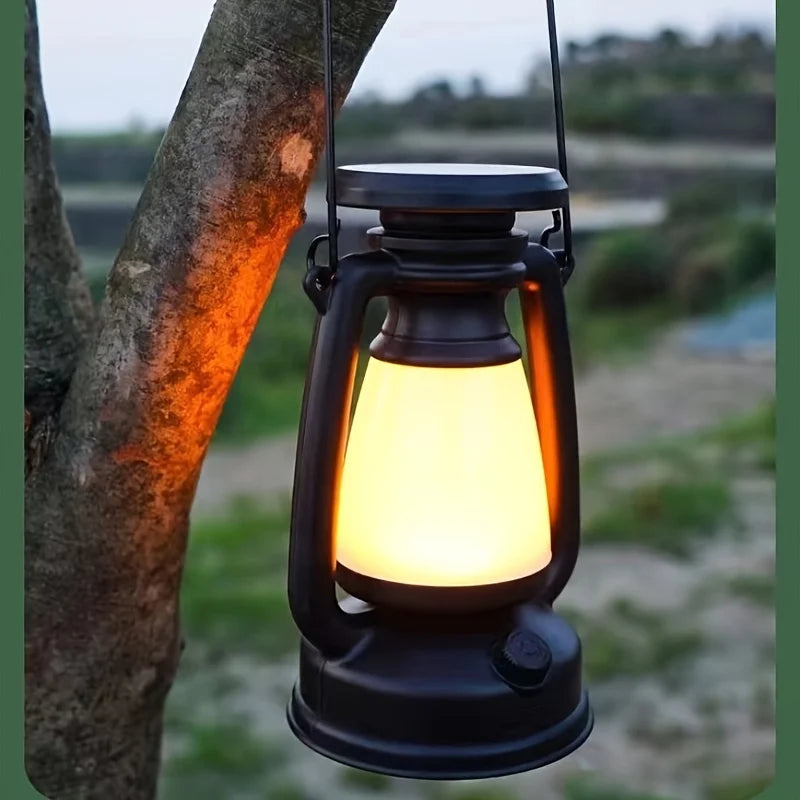 Solar Rechargeable Outdoor Tent Lantern