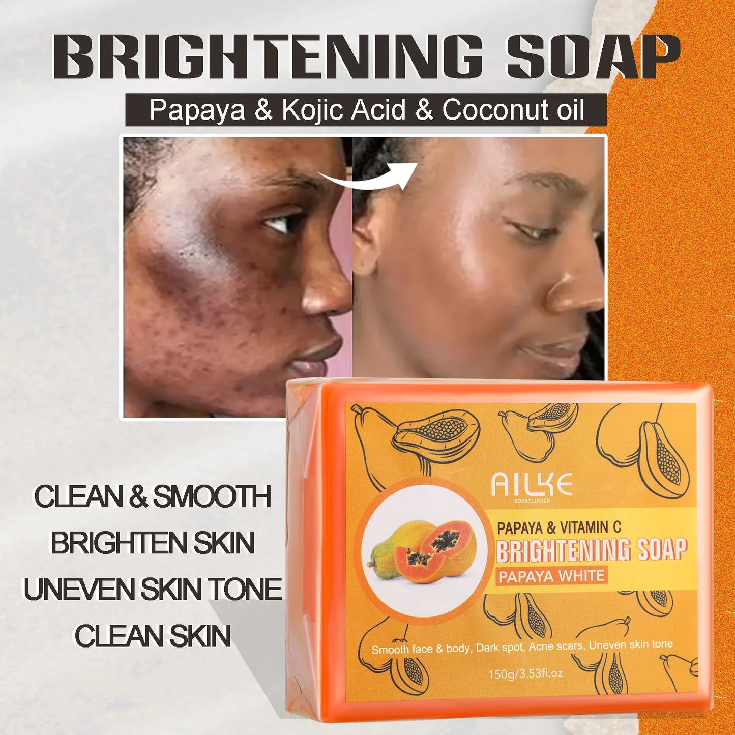 Whitening Handmade Soap-Organic Papaya Soap For Black Spots