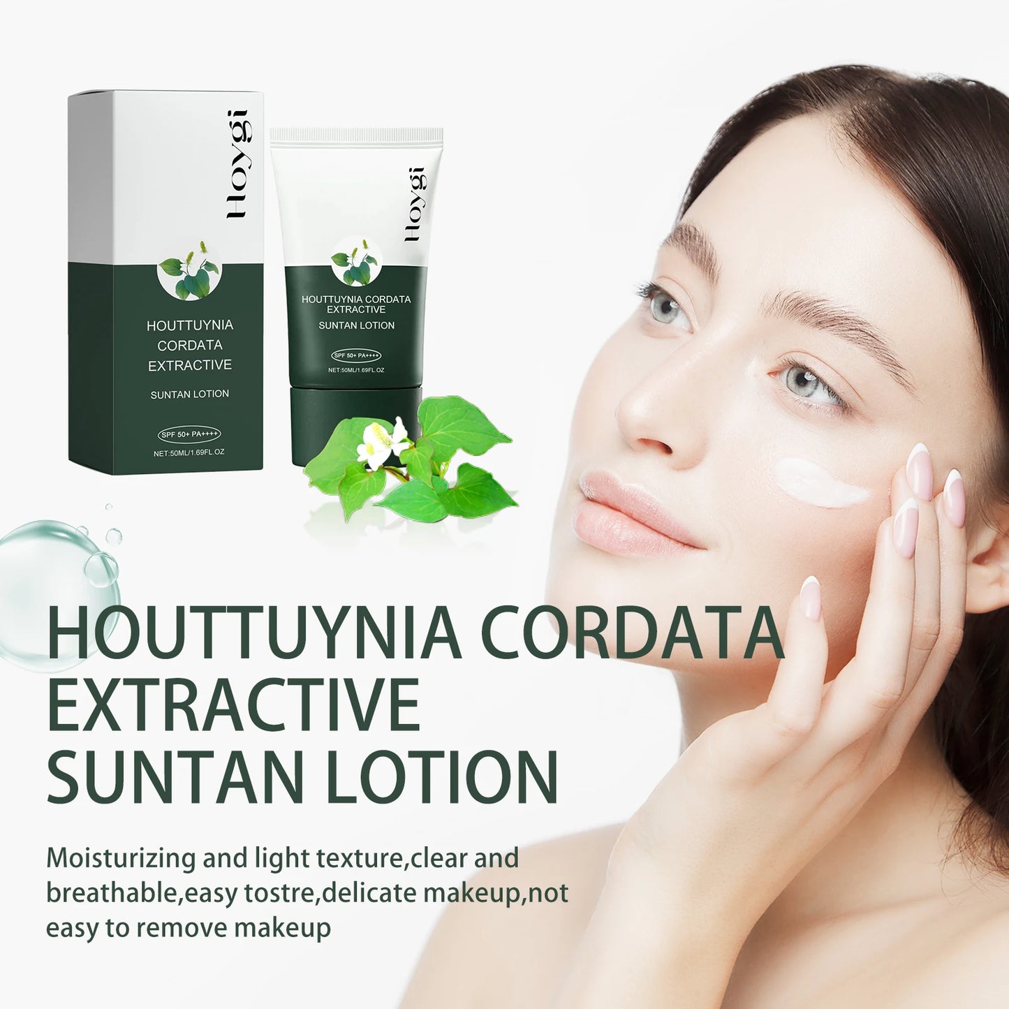 Refreshing & Breathable Houttuynia Cordata All Day Sunscreen