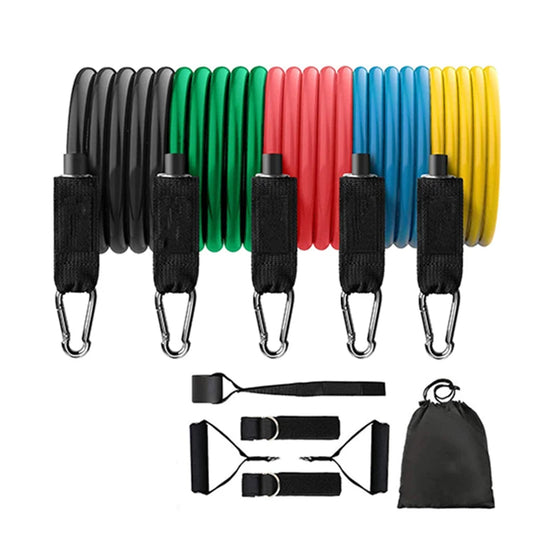 Latex resistance bands 11PCs