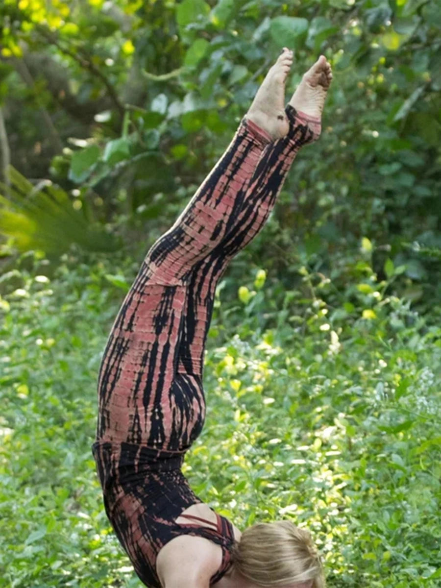 Yoga Leggings with Side Pockets Tummy Contro